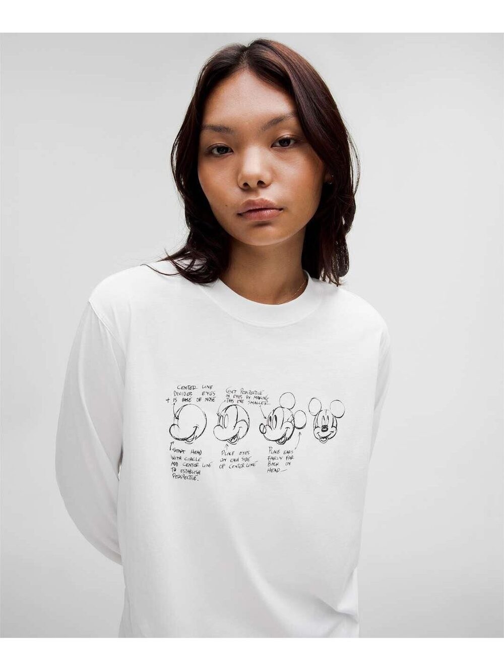 RARE Disney x Lululemon *All Yours Long-Sleeve Shirt White